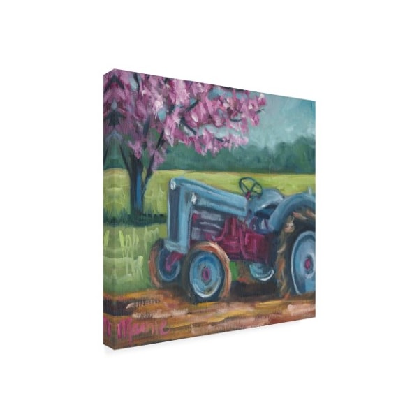 Marnie Bourque 'Tractor Spring' Canvas Art,35x35